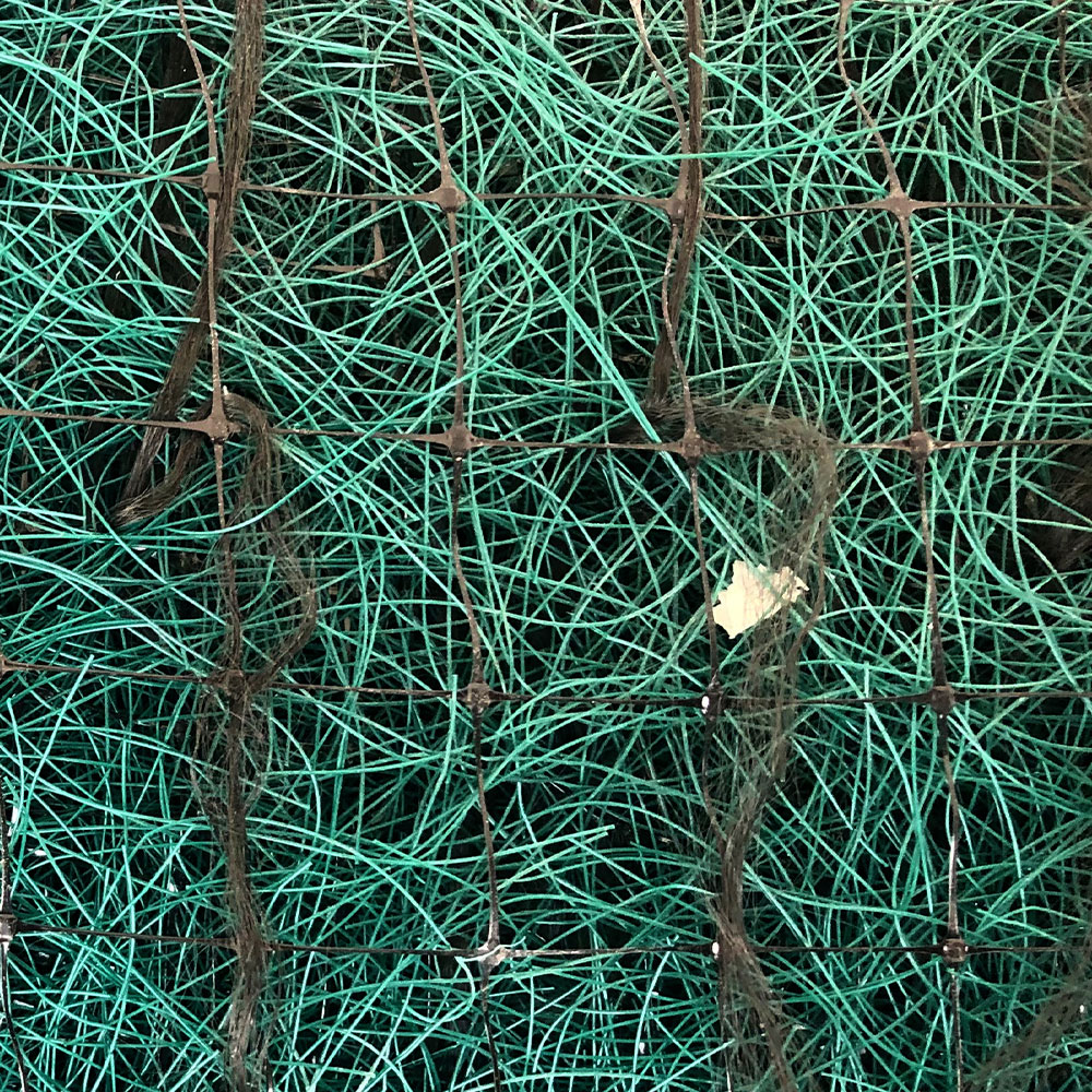 Conveyance and green armour turf reinforcment mat